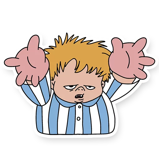 👐 Стикер «Life with Louie» для Telegram