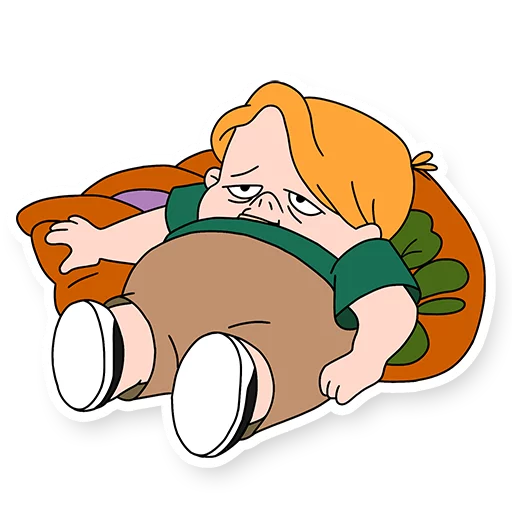 😟 Стикер «Life with Louie» для Telegram
