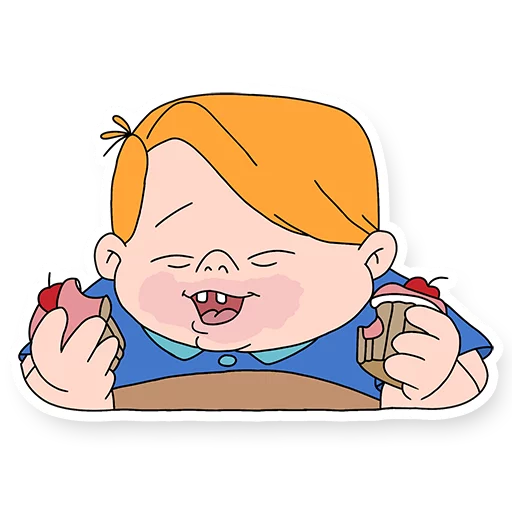 🍩 Стикер «Life with Louie» для Telegram