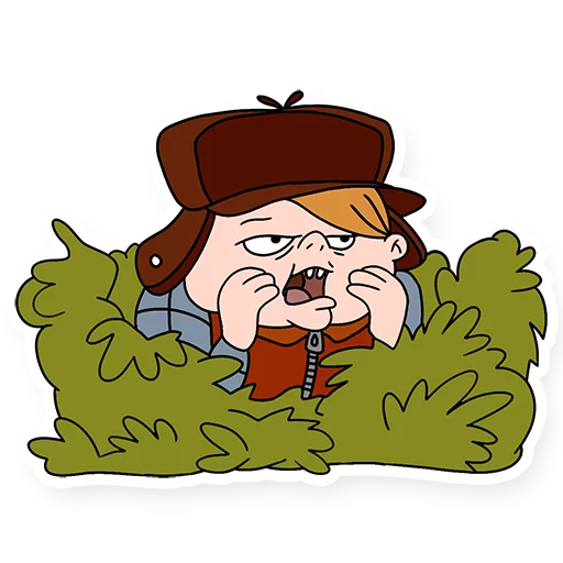 😬 Стикер «Life with Louie» для Telegram