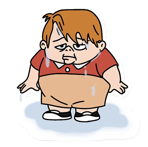 😰 Стикер «Life with Louie» для Telegram