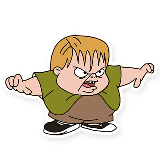 😡 Стикер «Life with Louie» для Telegram