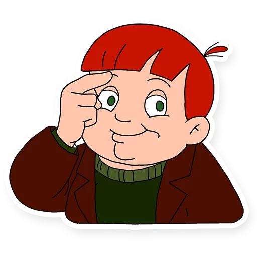 😏 Стикер «Life with Louie» для Telegram
