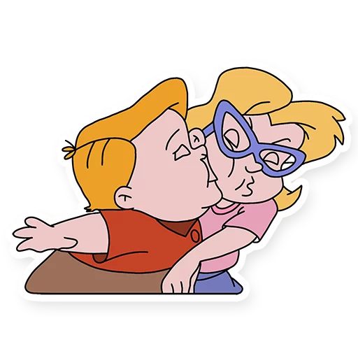 ❤️ Стикер «Life with Louie» для Telegram