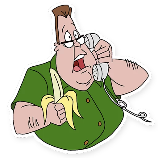 😨 Стикер «Life with Louie» для Telegram