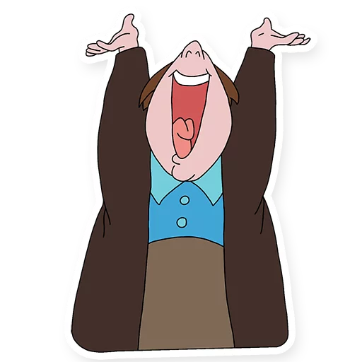 😌 Стикер «Life with Louie» для Telegram