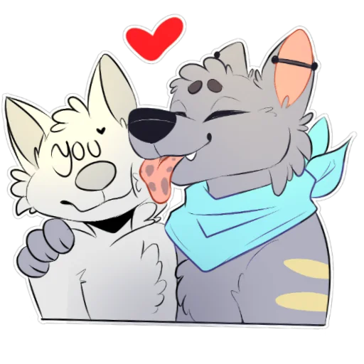 👅 Стикер «LouTheWolf» для Telegram