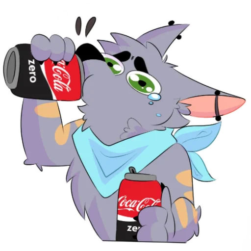 😢 Стикер «LouTheWolf» для Telegram
