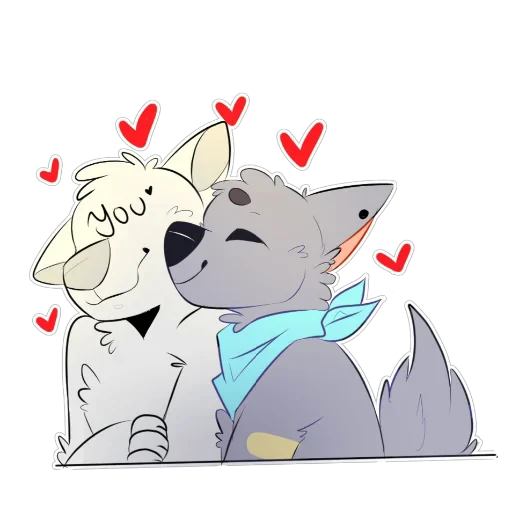 😙 Стикер «LouTheWolf» для Telegram