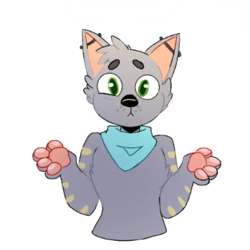 🤷‍♂ Стикер «LouTheWolf» для Telegram
