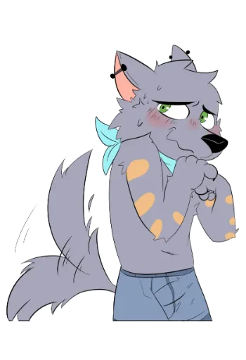 😳 Стикер «LouTheWolf» для Telegram