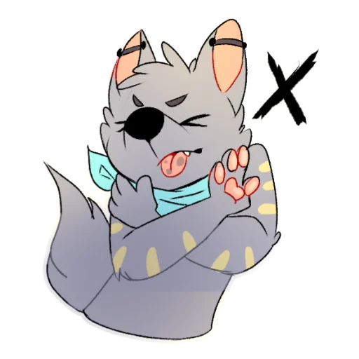 ❌ Стикер «LouTheWolf» для Telegram