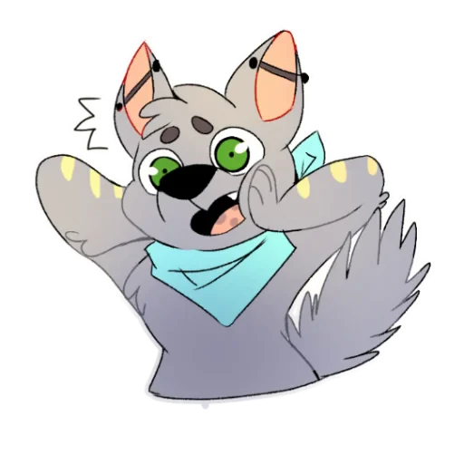 😮 Стикер «LouTheWolf» для Telegram