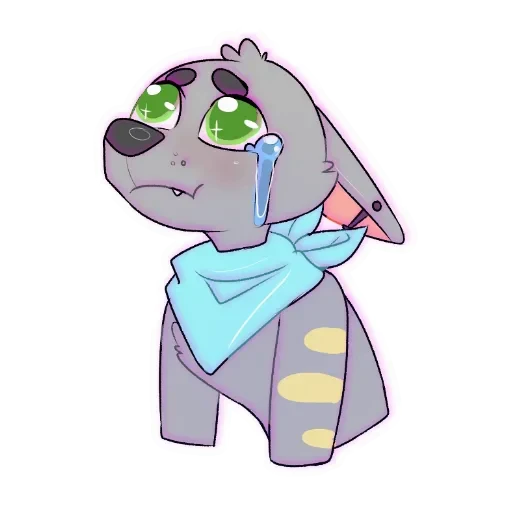 😢 Стикер «LouTheWolf» для Telegram