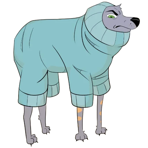 🥶 Стикер «LouTheWolf» для Telegram
