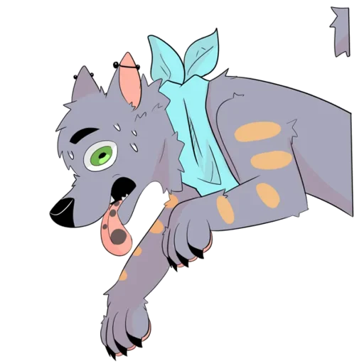 🥵 Стикер «LouTheWolf» для Telegram