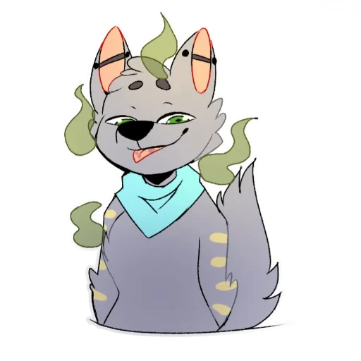 👃 Стикер «LouTheWolf» для Telegram