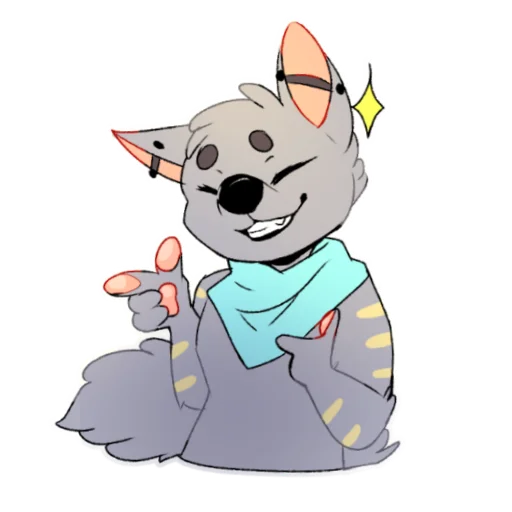 👈 Стикер «LouTheWolf» для Telegram