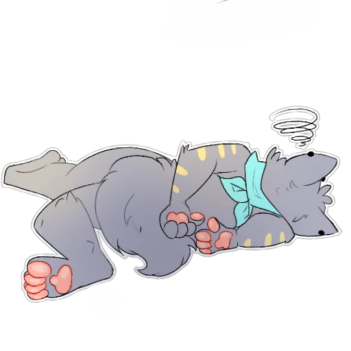 ⚰ Стикер «LouTheWolf» для Telegram