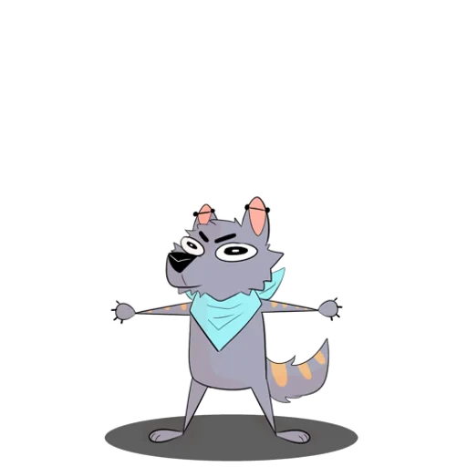 😐 Стикер «LouTheWolf» для Telegram