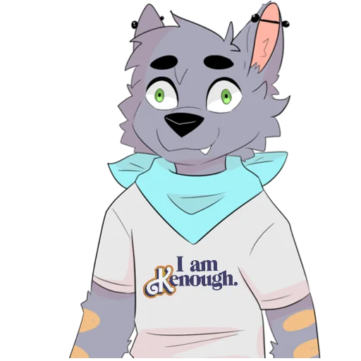 🙃 Стикер «LouTheWolf» для Telegram