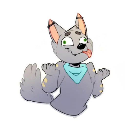 🤪 Стикер «LouTheWolf» для Telegram