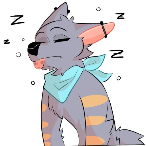 😴 Стикер «LouTheWolf» для Telegram