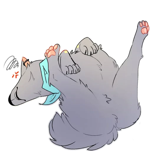 💢 Стикер «LouTheWolf» для Telegram