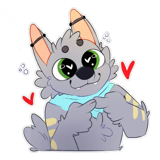 👉 Стикер «LouTheWolf» для Telegram