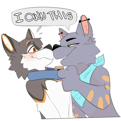 😈 Стикер «LouTheWolf» для Telegram