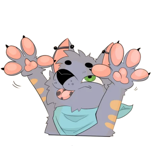 👐 Стикер «LouTheWolf» для Telegram