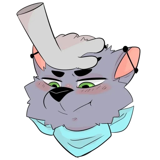 ✋️ Стикер «LouTheWolf» для Telegram