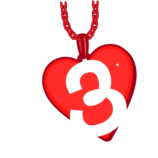 Стикер 10 animated #decor #fonts #love