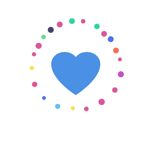 🔵 Стикер «LOVE» для Telegram