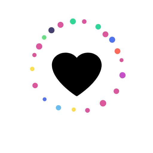 ⚫️ Стикер «LOVE» для Telegram