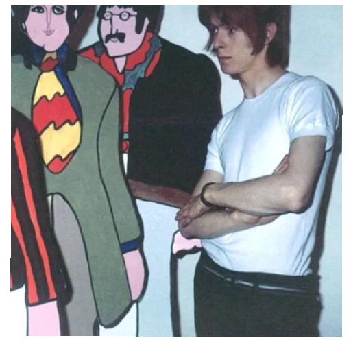 😐 Стикер «Love david bowie» для Telegram