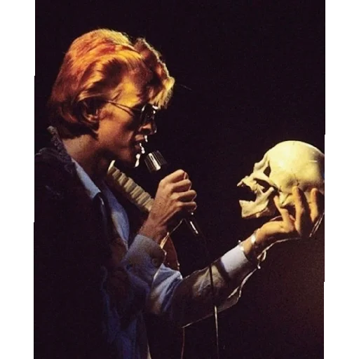 💀 Стикер «Love david bowie» для Telegram