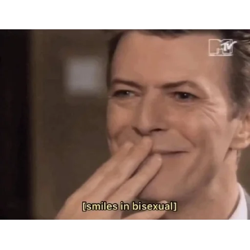 😉 Стикер «Love david bowie» для Telegram