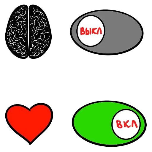 ❤ Стикер «Сука-любовь» для Telegram