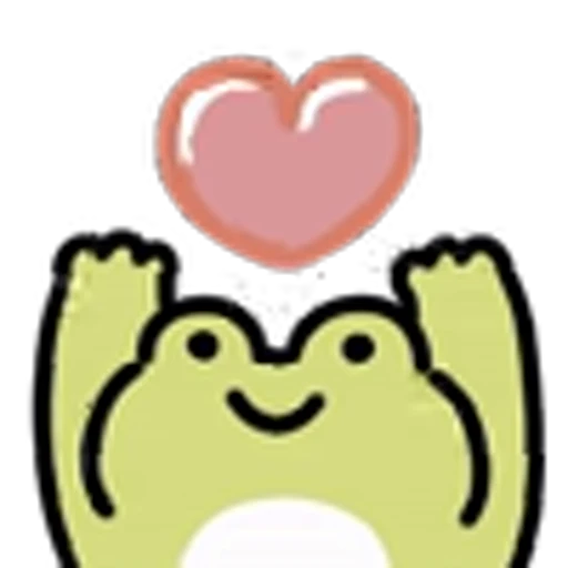 😊 Эмодзи «love frog» для Telegram