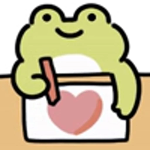 😊 Эмодзи «love frog» для Telegram
