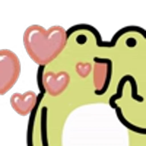 😊 Эмодзи «love frog» для Telegram