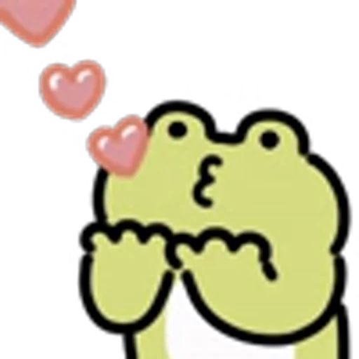 😊 Эмодзи «love frog» для Telegram