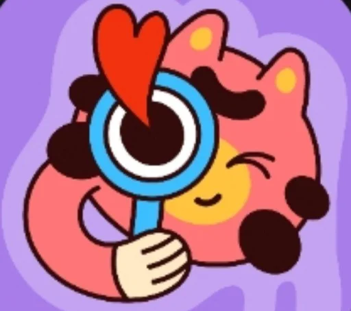 🤩 Стикер «Любовь» для Telegram
