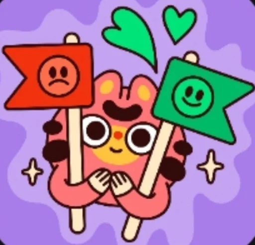 🤩 Стикер «Любовь» для Telegram
