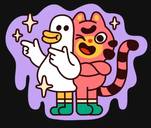 🤩 Стикер «Любовь» для Telegram