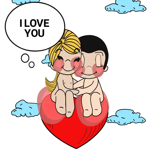 Стикер 20 Love Is
