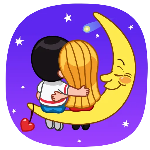 Стикер 8 Love Is