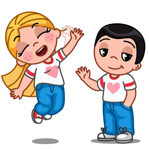 Стикер 5 Love Is