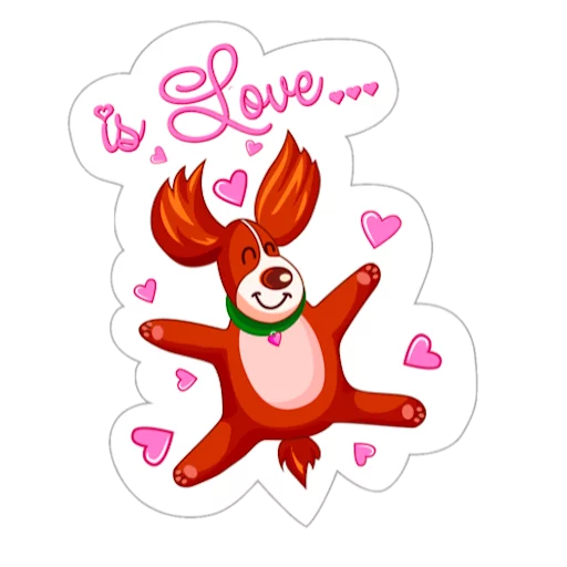 Стикерпак Love Stickers для Telegram